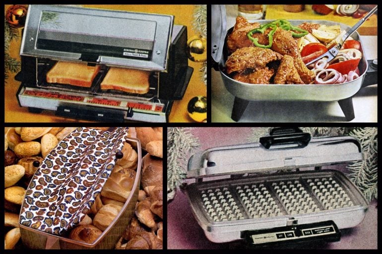 Vintage 1960s kitchen appliances and gadgets