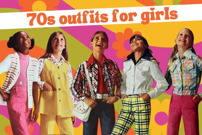 Vintage 70s outfits for girls at Click Americana