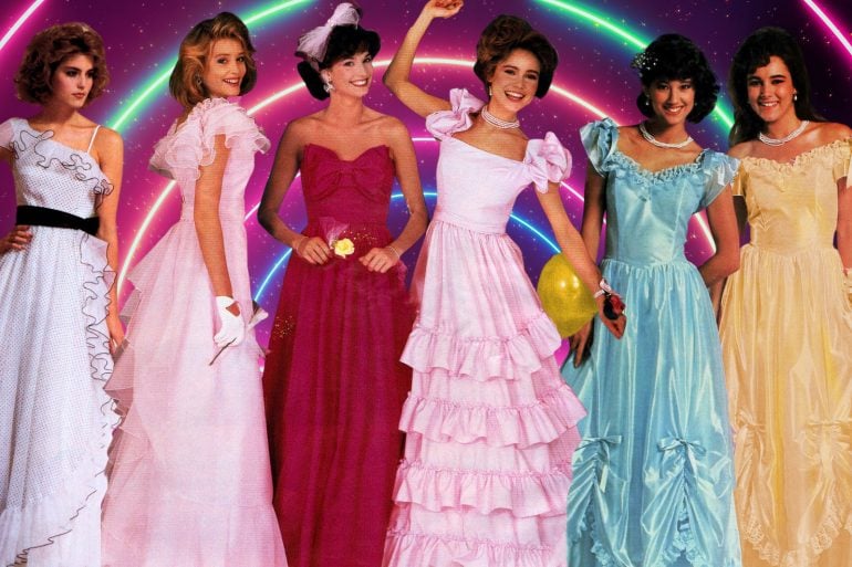 Vintage 80s prom dresses at Click Americana