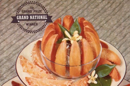 Vintage Accordion Treats cookie recipe (1957)