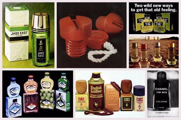 Vintage best colognes for men in the 60s and 70s