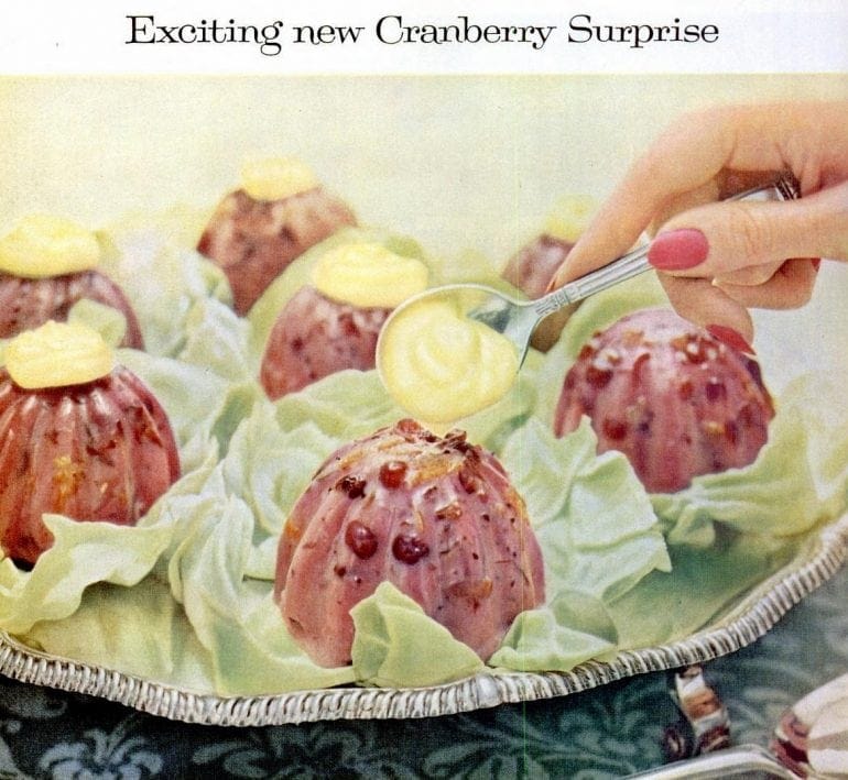 Vintage cranberry surprise recipe from 1958 (1)
