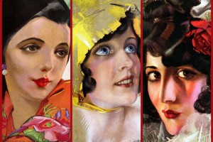 Vintage gorgeous, glamorous actresses of the 1920s