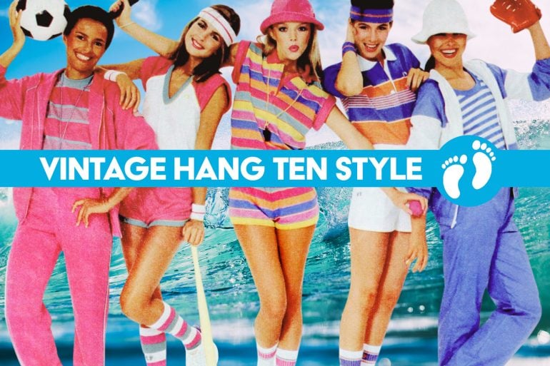 Vintage Hang Ten clothing styles and history at Click Americana