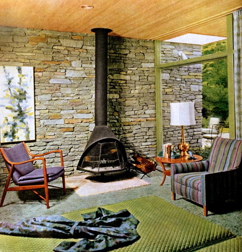 Vintage mid-century contemporary bedroom decor