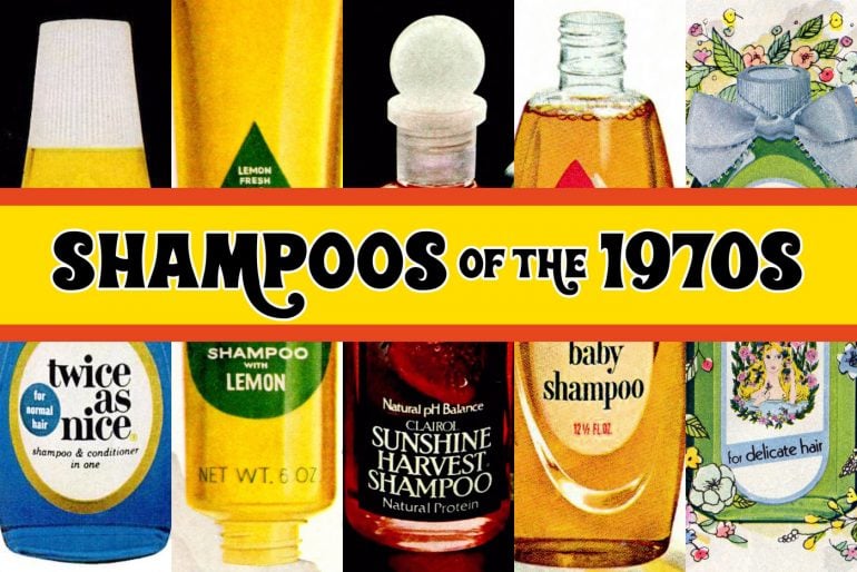 Vintage sampoos of the 70s