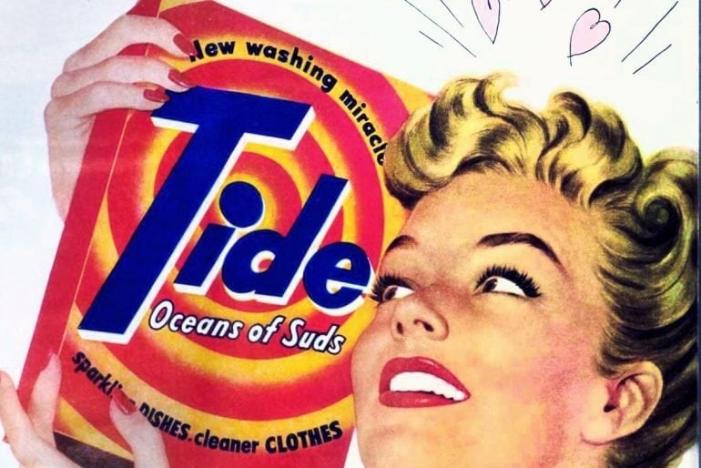 Old laundry detergent brands & ads from the 1950s