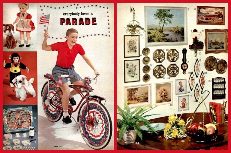 What people could get with gift stamps in the 1963 Gold Bell catalog