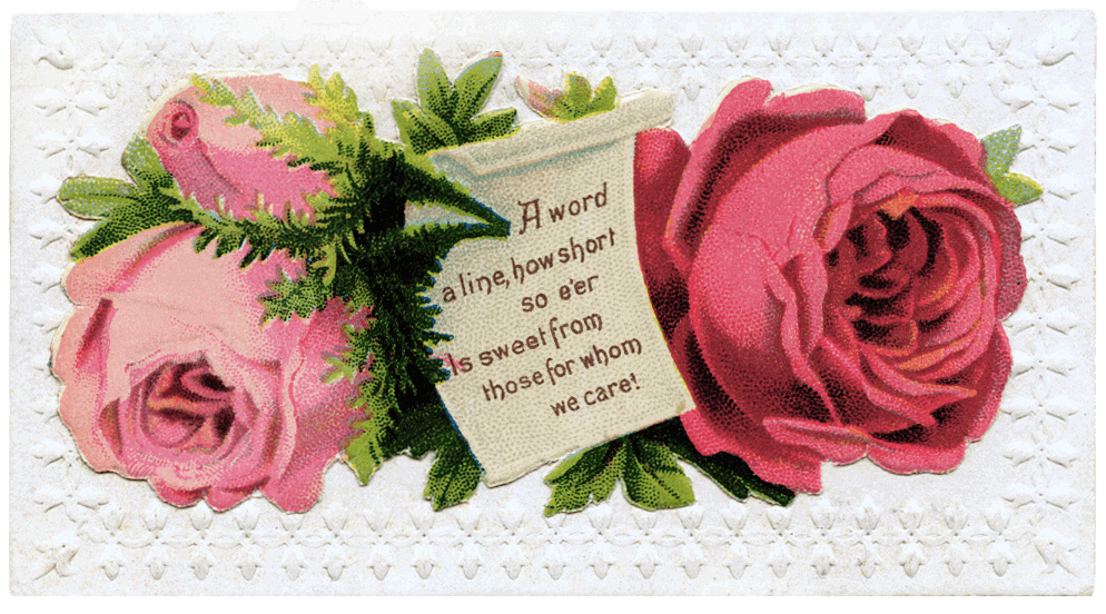 Victorian-era calling card