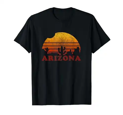 Vintage-look ARIZONA sunset distressed look T-Shirt